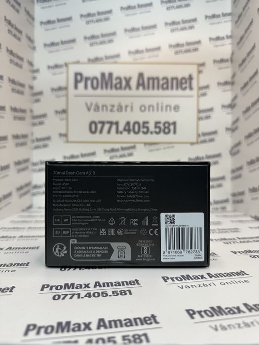 Camera auto DVR 70MAI A510 2K ProMax Amanet
