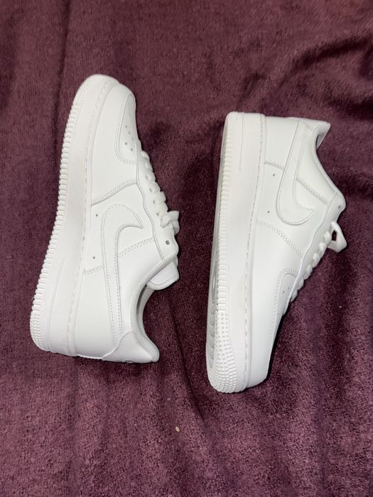 Nike Air Force 42 Noi Alb Albi