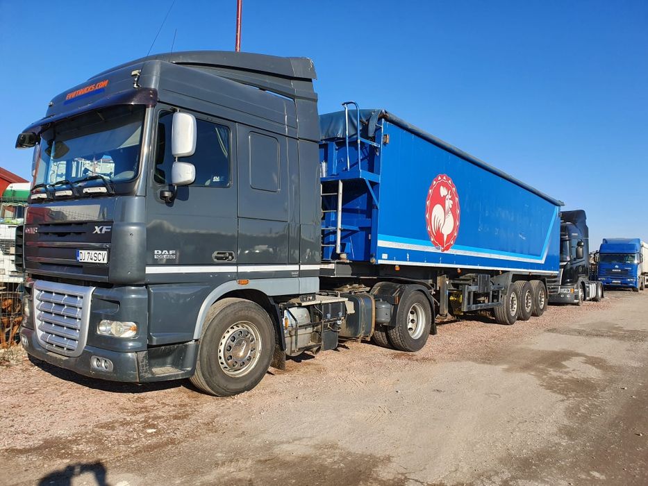 Vand ansamblu cereale Daf si semiremorca Stas