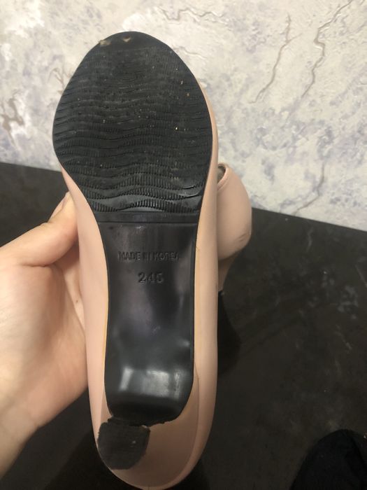 Туфли на низкой платформе