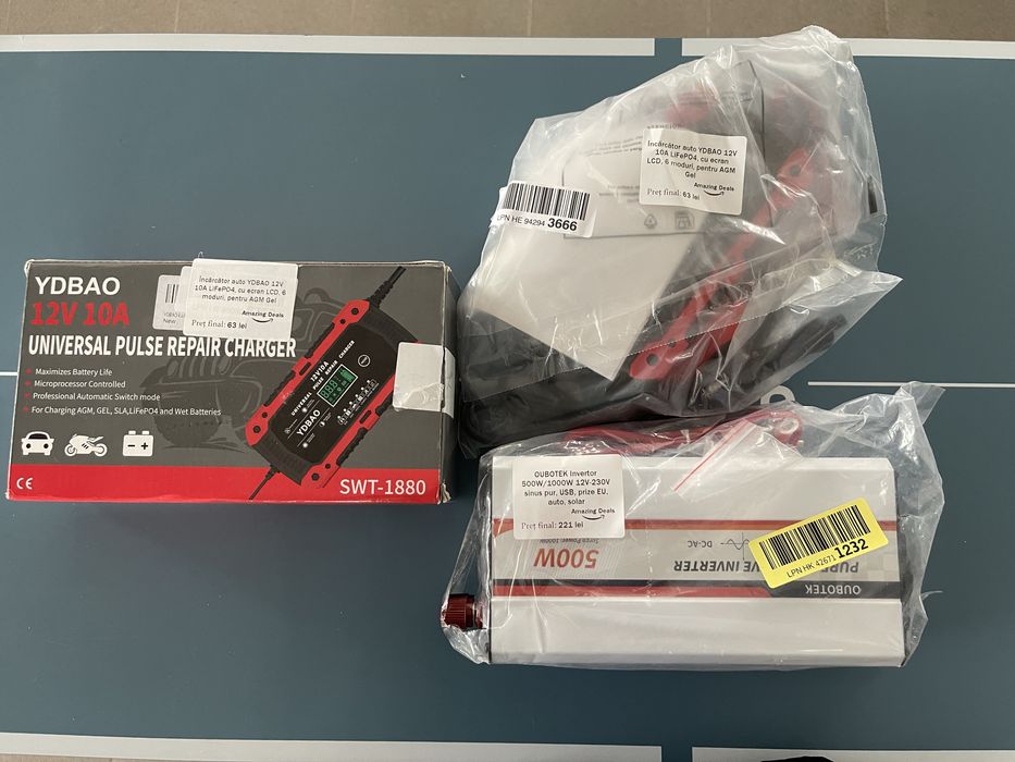 Invertoare si incarcatoare auto