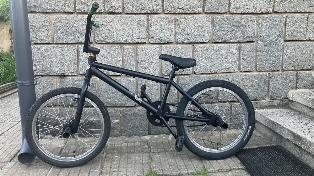 BMX 20” Custom black matte/ детски велосипед - стегнат, готов за каране