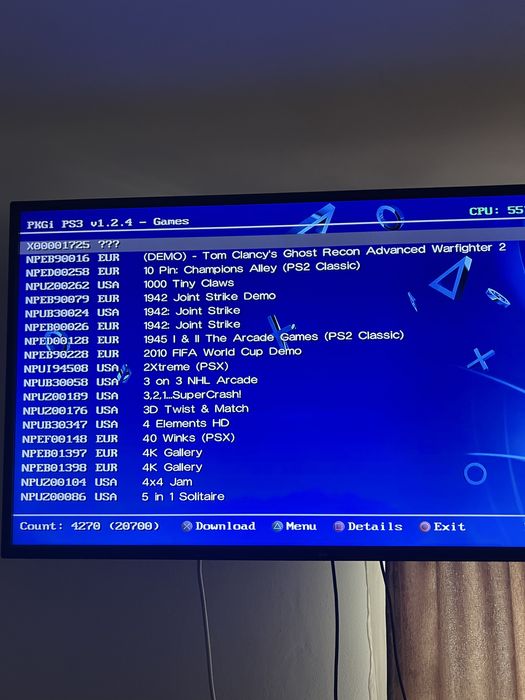 Vând Ps3 modat cu Hen