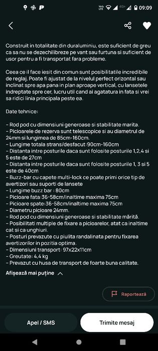 Vând Rod pod , Sky pod FL 4-5  posturi