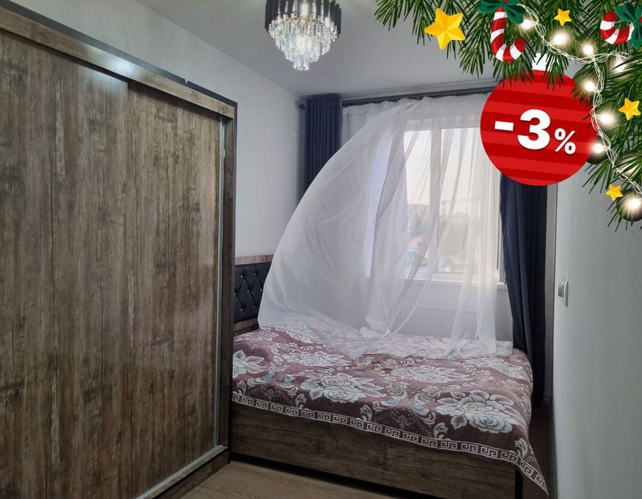 3х комнатная квартира 53 м2  Яшнабадский район, Корзинка Авиатор