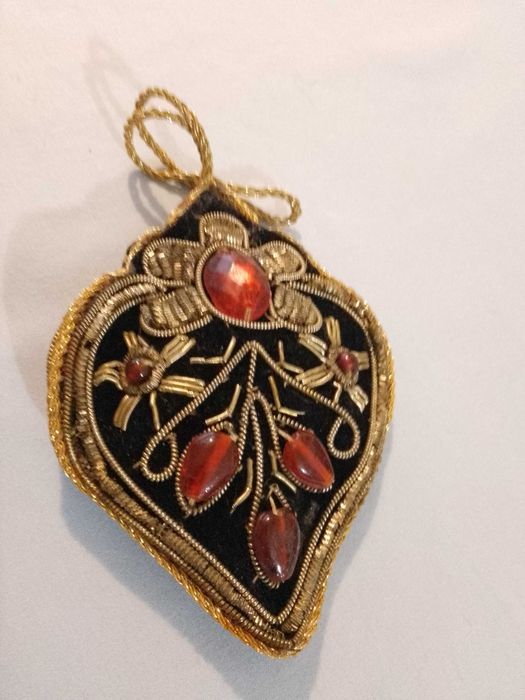 винтидж сърце украса за елха