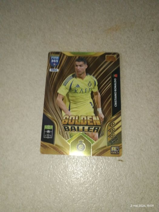 Card original cristiano Ronaldo FIFA GOLDEN BALLER  Foarte rar