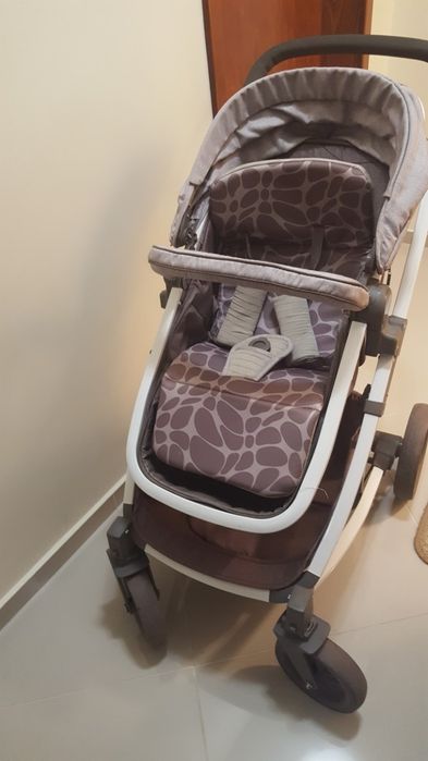 LORELLI PREMIUM Комбинирана количка с покривало S-500 DARK BLUE FLOWER