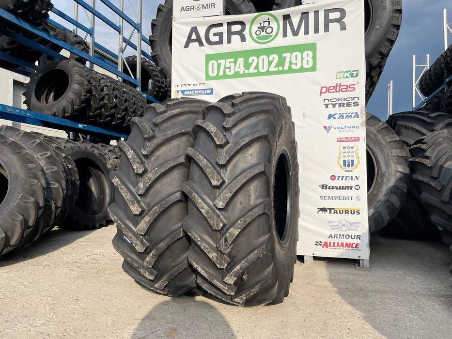 500/85R24 Cauciucuri noi de combina MITAS Radiale de Class Fendt