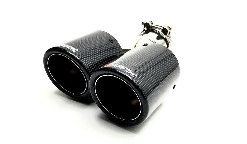 НАКРАЙНИК АУСПУХ -Akrapovic Двоен-76мм. -1052-76 L