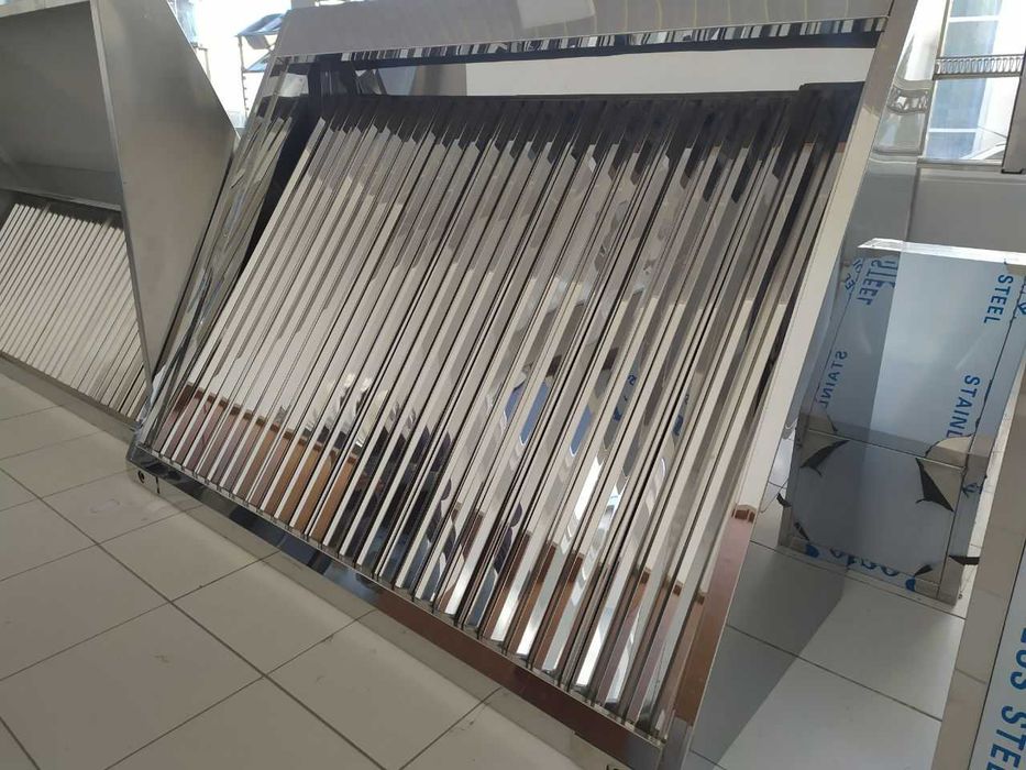 Зонт нержавейка с кассетой Ресторан / Кафе / Nerjaveyka