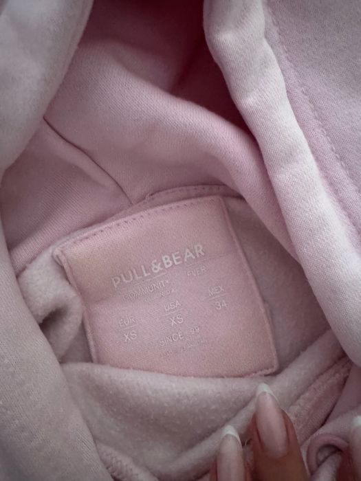 Розово хууди Stradivarius