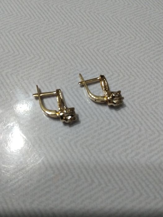 Старинные серьги с бриллиантами