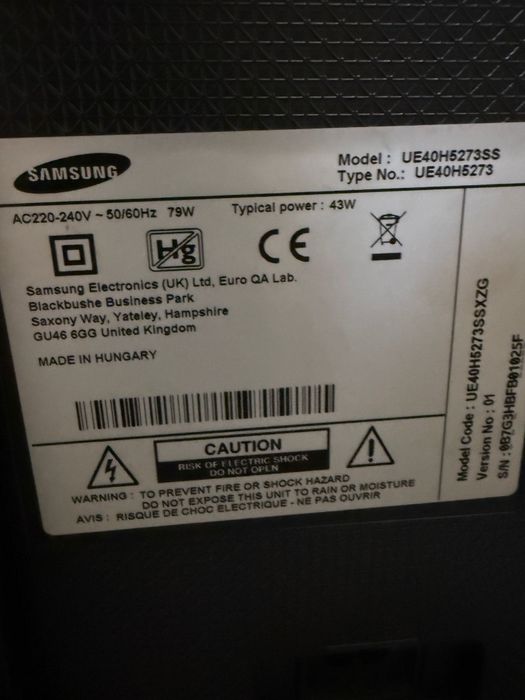 TV Samsung 101cm Amanet BKG