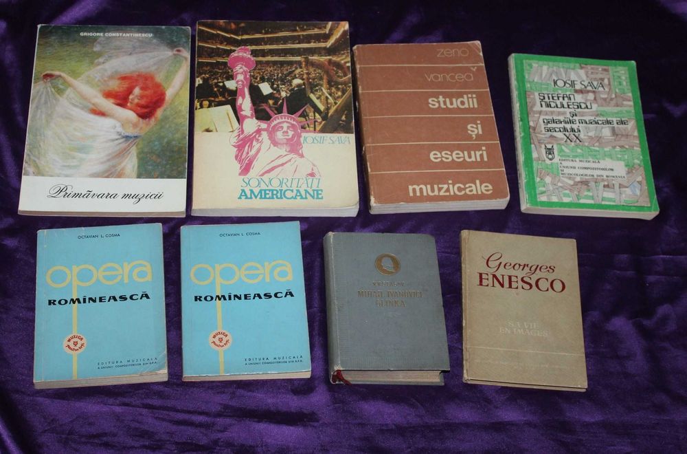 32 carti muzica istoria muzicii Iosif Sava Itinerare Alexandru Emanoil Verismul Opera italiana in capodopere Opera romantica rusa George nescu