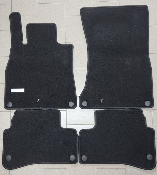 Covorase Podea Interior Mercedes W221, W222, R171, R172, G400, X 470, W164 GLC X293, EQC 293,  2 /  5 Locuri Textil  Presuri  Noroi Originale Mercedes