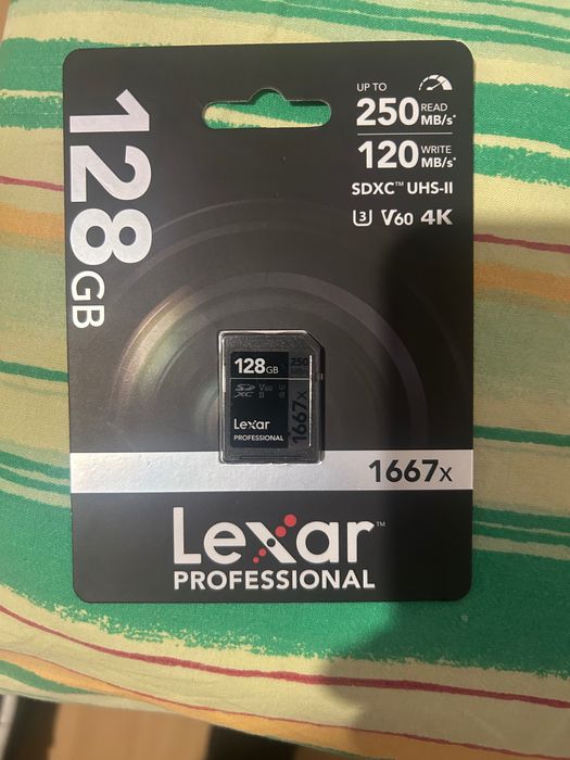 карта памет LEXAR 128 Gb 1667