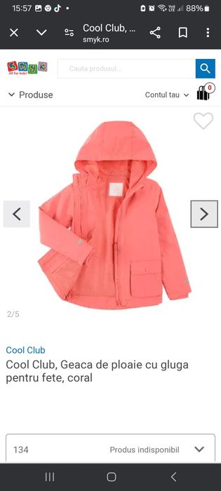 Jacheta fete subțire mar. 152 / tricou Pusheen