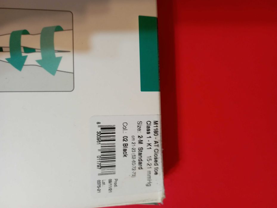 Компрессионные колготки черного цвета