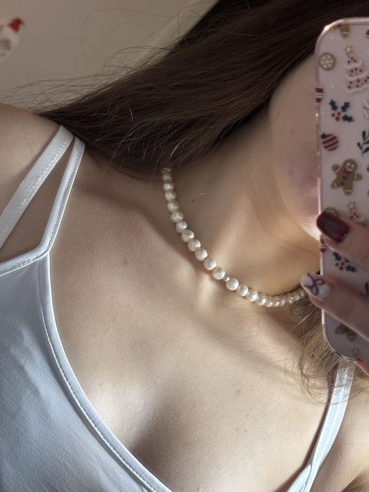 Colier Perle de cultură Argint