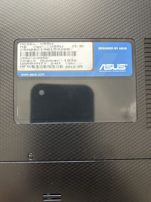 Asus x55u на части