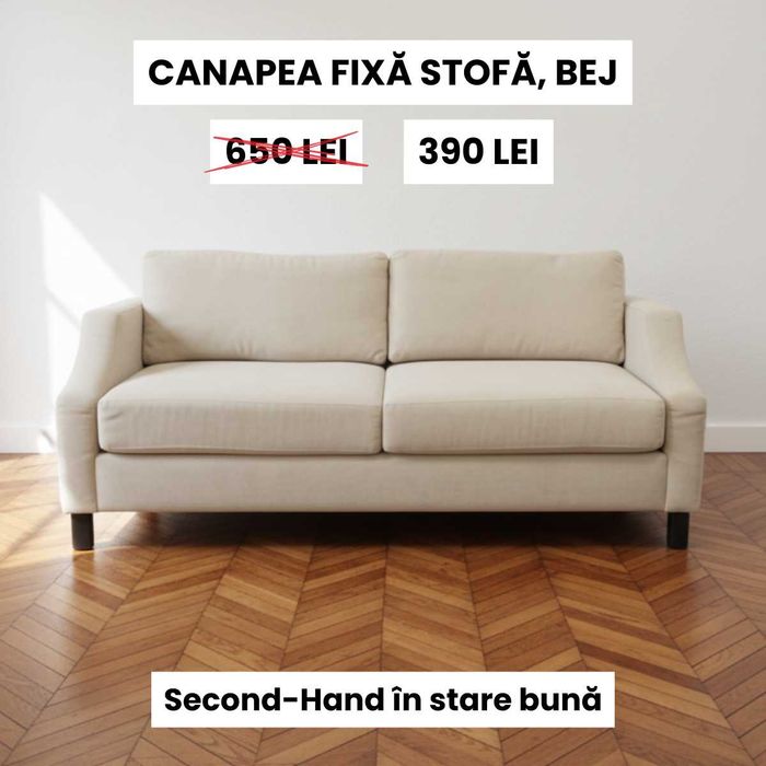 Canapele fixe – 40% REDUCERE