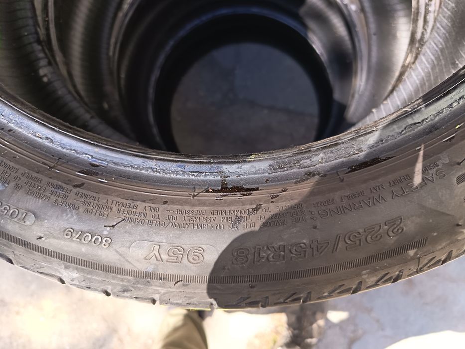 Anvelope vara 225 45 18 Bridgestone 2022 și 2023 5mm
