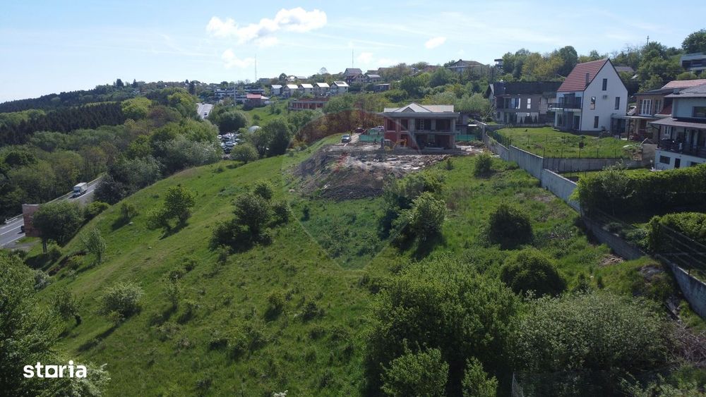 Teren 2685 mp cu panoramă Feleacu. Proiect rezidențial