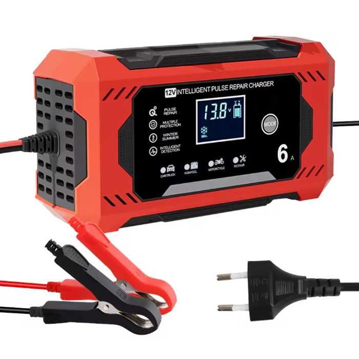 Електронно Зарядно за акумулатор 6A 12V- 1853030