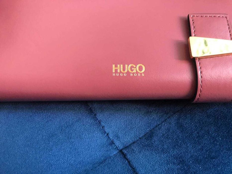 Кошелек женский HUGO BOSS, розовая кожа, ОРИГИНАЛ