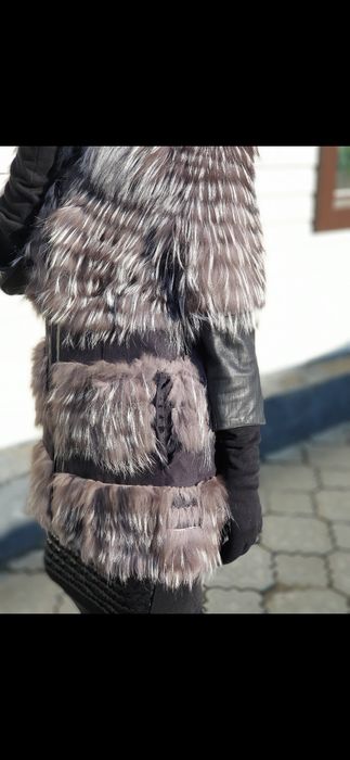 Шубка чернобурка