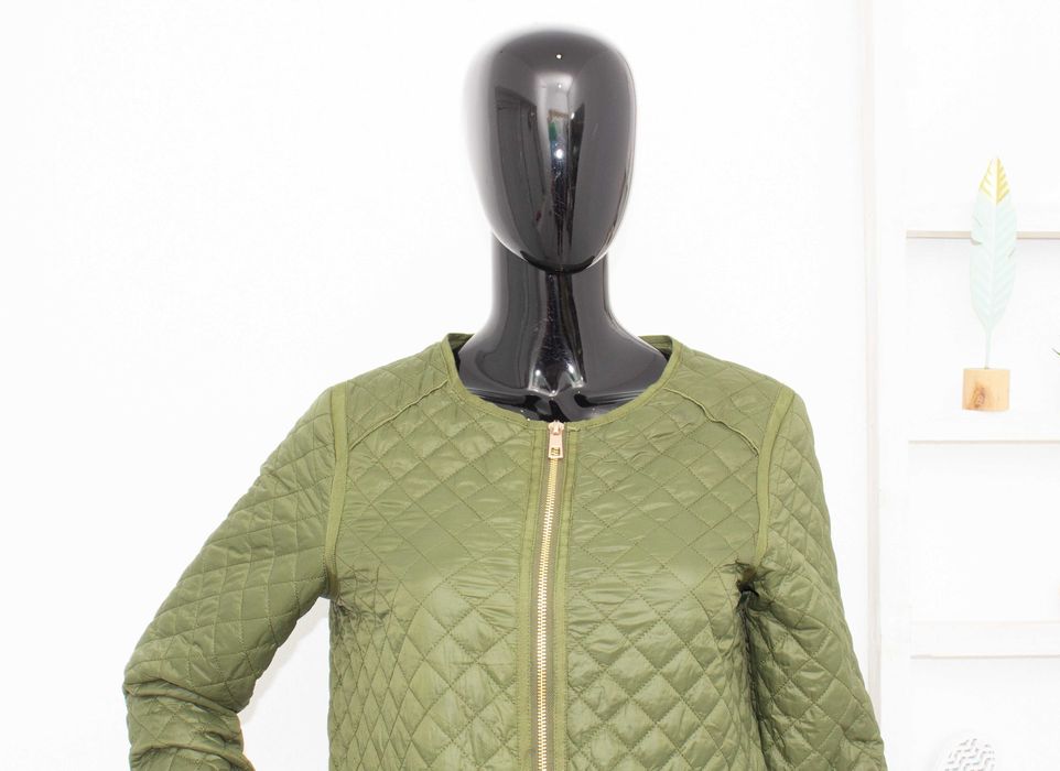 Day Birger et Mikkelsen дамско яке quilted зелено за есенно време 38 М