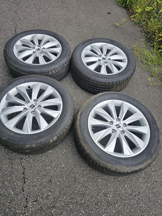 Jante originale Seat Ateca r17 cu cauciucuri de vară