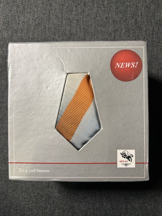 Комплект - ART 93 вратовръзка, игла, ръкавели и кърпичка