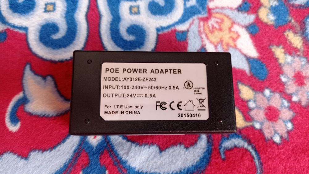 POE инжектора 2шт на 24 v.