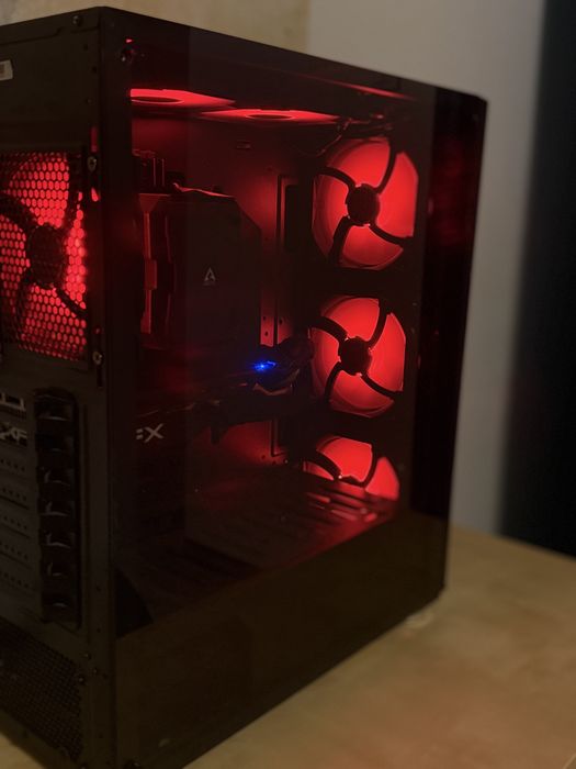 PC Gaming i3 10100F + RX 580 xfx 4GB – ssd NVMe – Cooler Nou