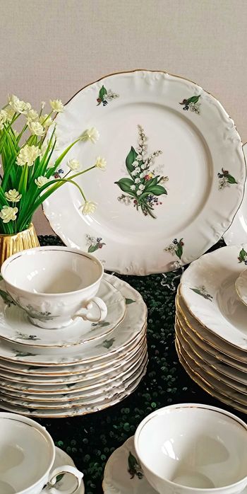 Winterling Антикварный чайно столовый сервиз Бавария