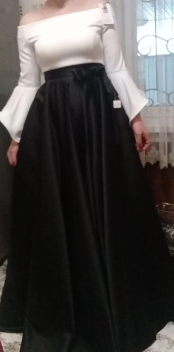 Вечерний комплект топ юбка.