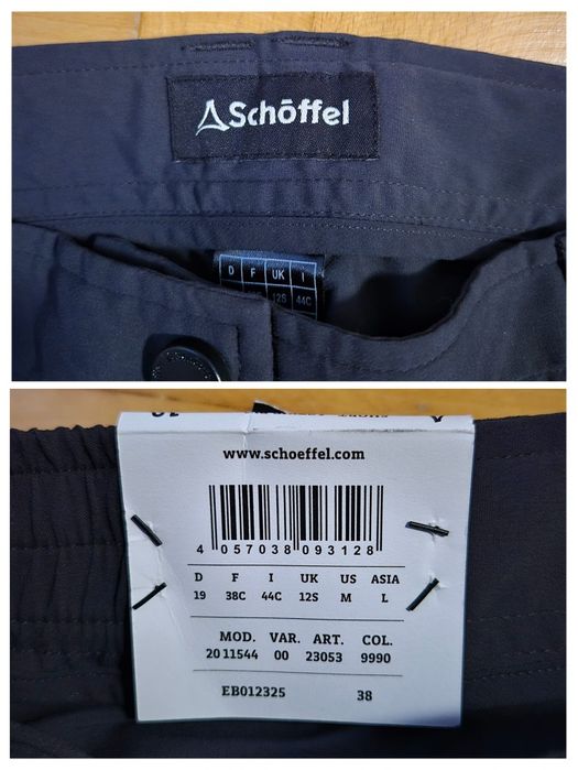 Pantaloni dama outdoor Schoffel Engadin,negru-M(38) NOI