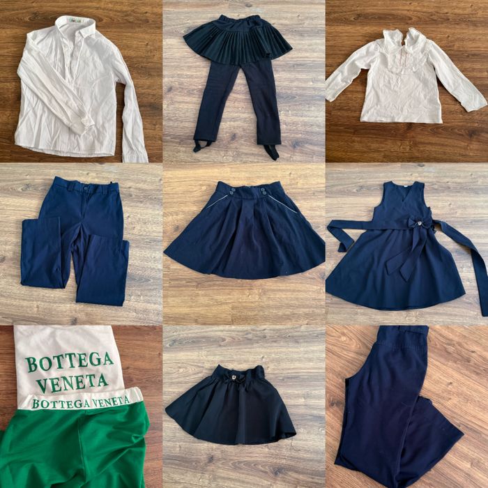 Пакет со школьными вещами