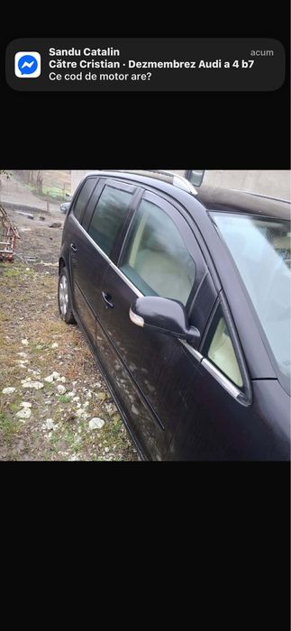 Dezmembrez vw touran 2.0 tdi 2005