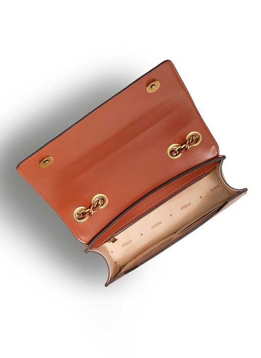 GUESS Чанта Guess Izzy с метален монограм отпред