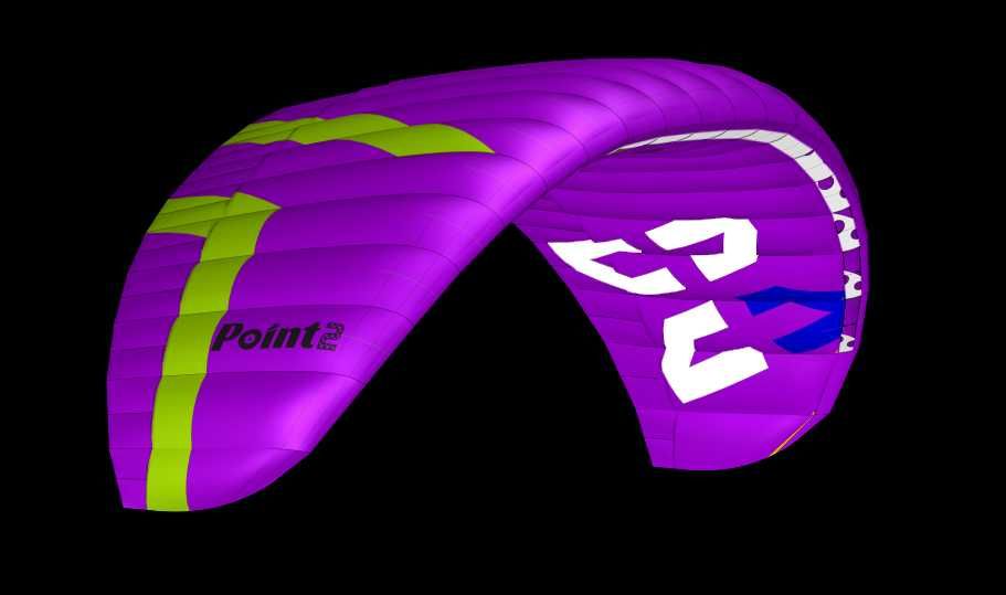 Vand parapanta si seleta  Noi  de precizie, punct fix sau de incepator Davinci point 2 L 90-105kg cu seleta L Soulmate, de precizie