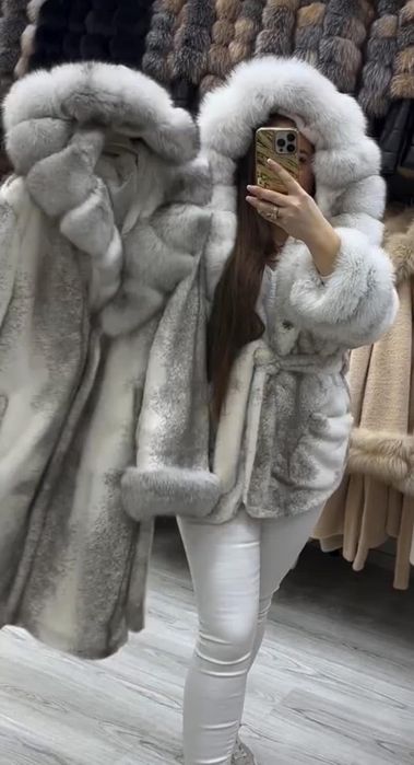 Haină de blană Vulpe Alcantara