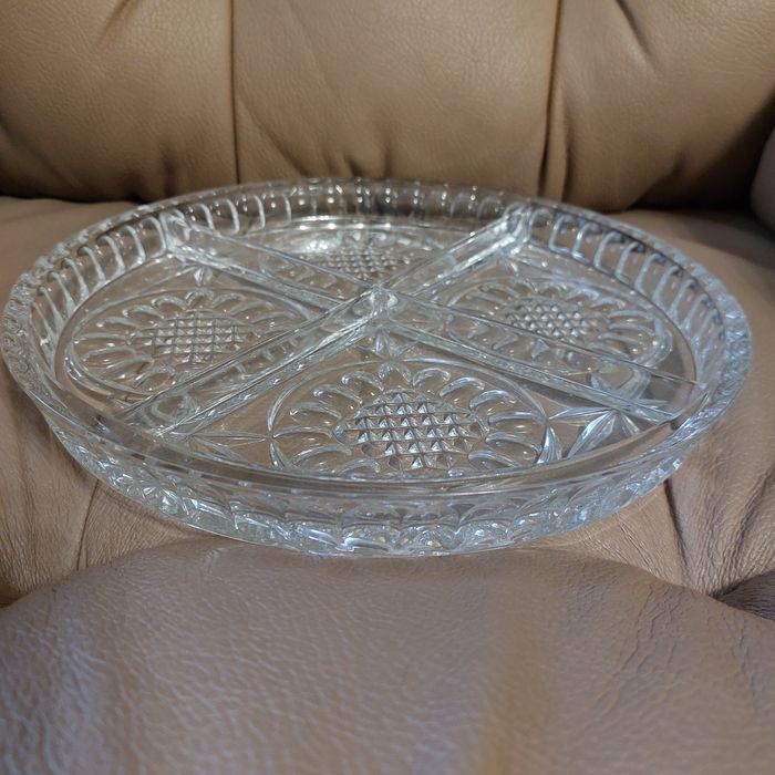 Менажница хрустальная 2 шт