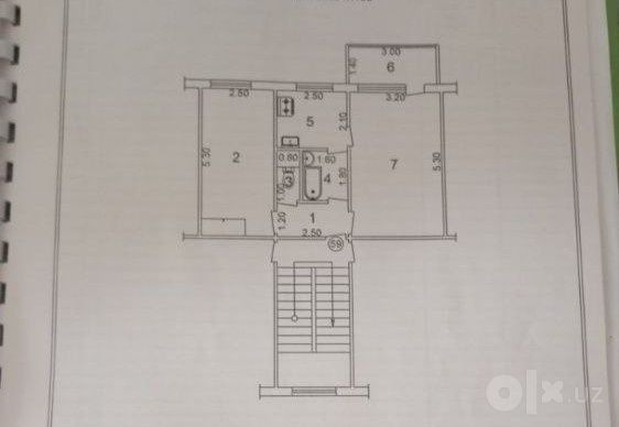Продается 2-х комнатная квартира . Ялангач. Институт "Культуры"