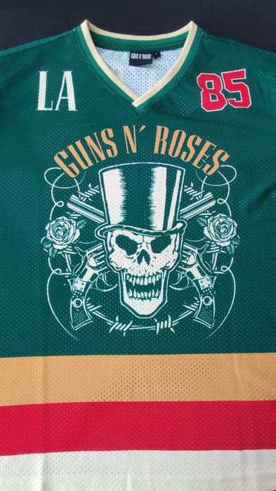 Guns N' Roses Los Angeles 85 Jersey Retro Mens