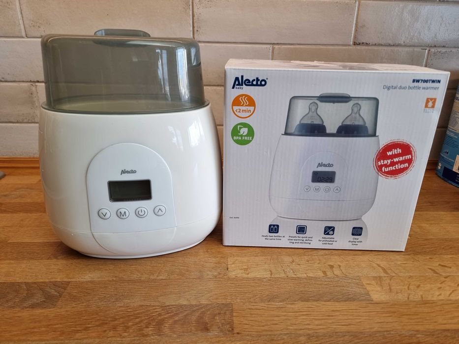Цифров двоен нагревател за бутилки 3 в 1 Alecto - BW700TWIN