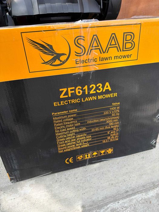 Газонакасилка электрический ekektr gazonakasilka SAAB kafolatli