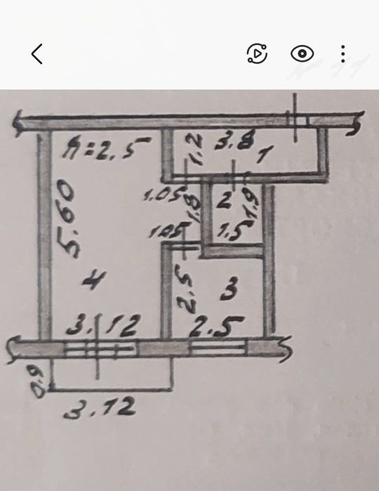 Продам 1 комн кв район УЮТА.